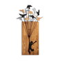 Wallity Flying Boy 2 Escultura de pared Nogal y Negro